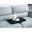 Pemberly Row Modern / Contemporary Serving Tray in Black Wood Finish