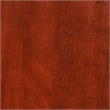 Pemberly Row Modern Double Trestle Desk in Warm Cherry Wood Finish