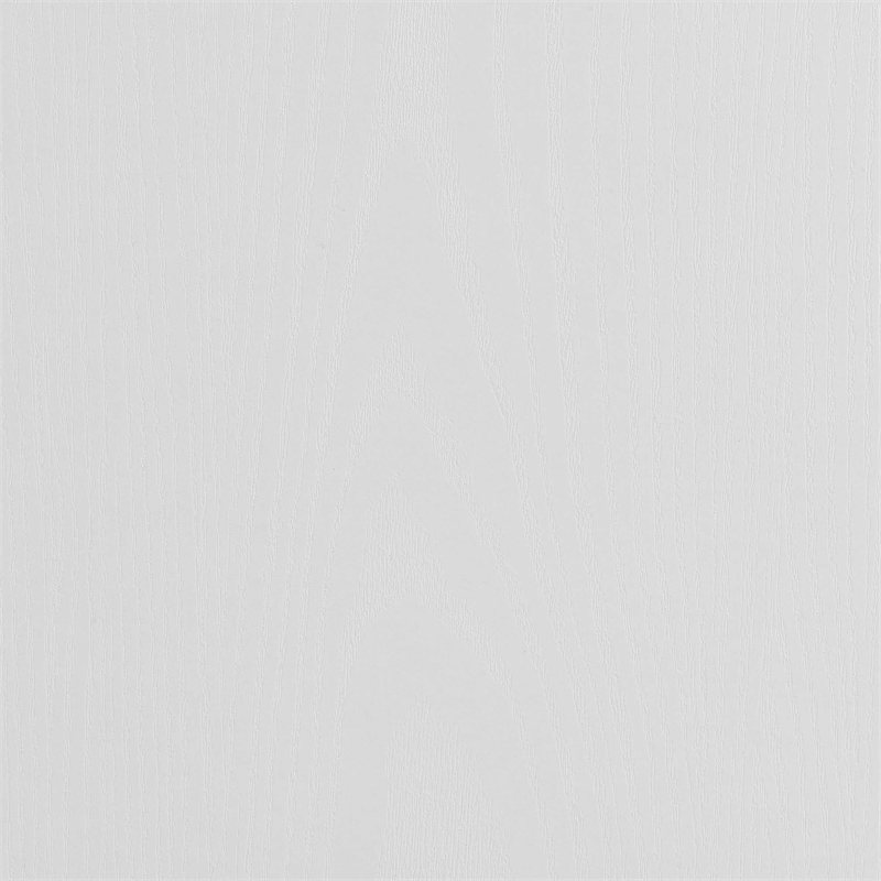 Pemberly Row No-Tools Printer Stand with Shelves in White Wood Finish