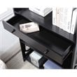 Pemberly Row Modern 5-Tier Bookcase with Drawer in Espresso Wood