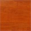 Pemberly Row Three-Drawer Hall Table with Shelf in Cherry Wood