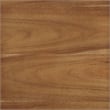 Pemberly Row Chairside End Table with Shelf in Brown Wood Finish