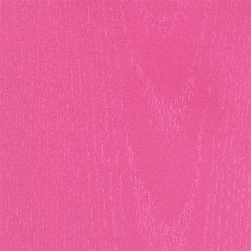 Pemberly Row Three-Door Cabinet with Shelf in Pink Wood Finish