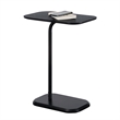 Pemberly Row C End Table in Black Wood Finish with Black Wood Top