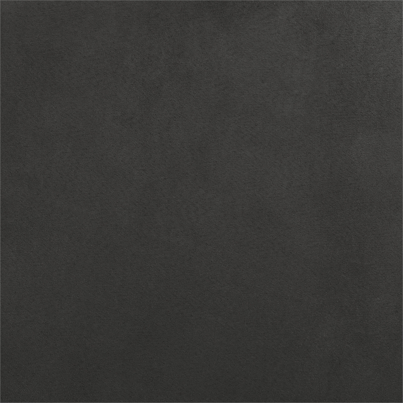 Pemberly Row Modern Accent Chair with Ottoman in Gray Fabric