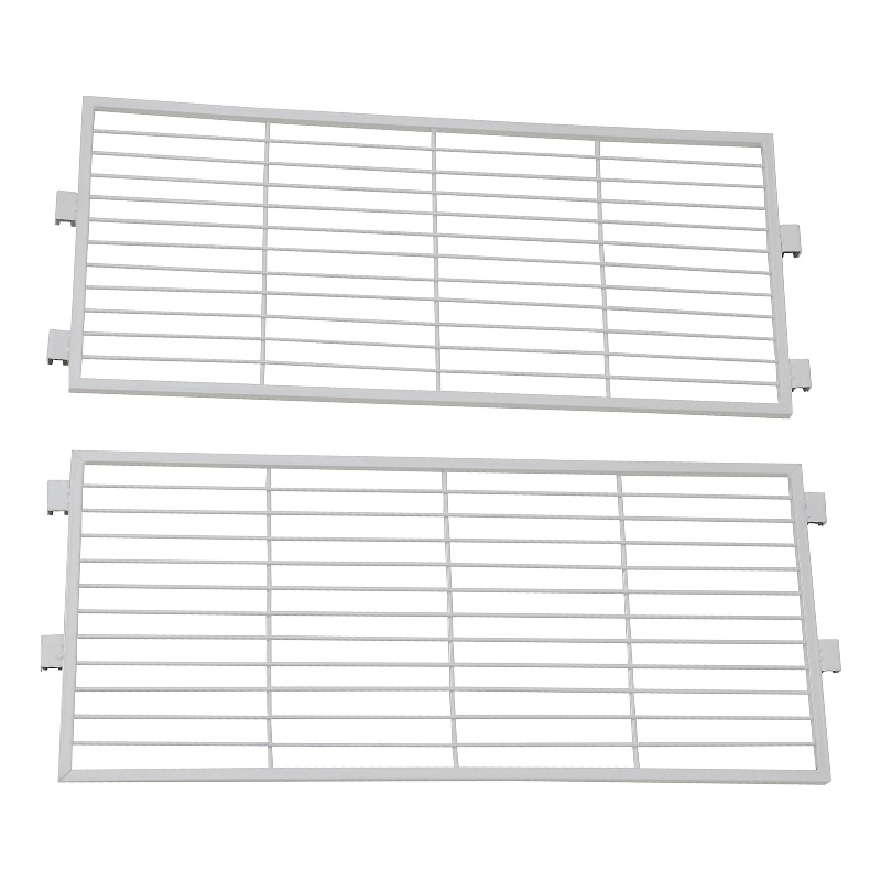 Pemberly Row Shelf Metal Extension Set of Two in White Finish