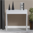 Pemberly Row Modern / Contemporary Wood Entryway Hall Table in White