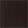 Pemberly Row Deluxe Two-Drawer Desk with Shelf in Espresso Wood Finish