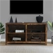 Pemberly Row TV Stand with Shelves for TVs up to 65 Inches in Walnut Wood