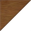 Pemberly Row Console Table with Shelves in White Wood Frame with Driftwood Top