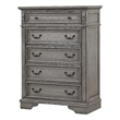 Pemberly Row Traditional Chest Made With Wood in Gray Finish