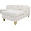 Pemberly Row Modern / Contemporay Sectional Sofa Cream White