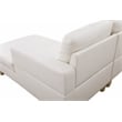 Pemberly Row Modern / Contemporay Sectional Sofa Cream White