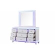 Pemberly Row Modern 9-Drawer Dresser Made with Wood in White