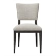 Pemberly Row Modern Fabric Upholstered Dining Chair Sand Set of 2