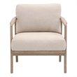 Pemberly Row Modern / Contemporay Fabric Club Chair in Beige
