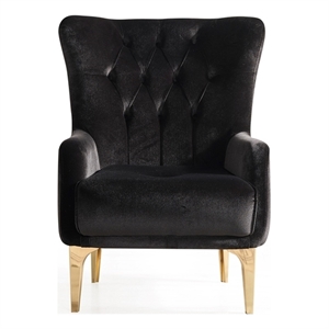 Pemberly Row Modern / Contemporay Chair Made with Wood in Black