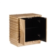 Pemberly Row Modern / Contemporay Gold Rectangle Wood Side Table