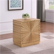Pemberly Row Modern / Contemporay Gold Rectangle Wood Side Table