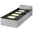 Pemberly Row 4-Piece Queen Platform Bedroom Set in White/Black