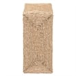 Pemberly Row 1-Shelf Seagrass & Wood End Table in Natural Brown
