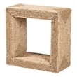 Pemberly Row 1-Shelf Seagrass & Wood End Table in Natural Brown