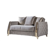 Pemberly Row Modern 2PC Living Room Set Made with Wood in Taupe