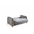 Pemberly Row Modern 3PC Living Room Set Made with Wood in Taupe