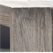 Pemberly Row Contemporary Wood Patio Dining Table in Natural
