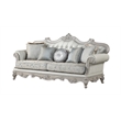 Pemberly Row Traditional 2 PC Living room Set in Silver Color