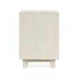 Pemberly Row Contemporary 1-Drawer Mango Wood Nightstand in Sand