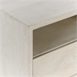 Pemberly Row Contemporary 1-Drawer Mango Wood Nightstand in Sand