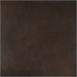 Pemberly Row Modern Brown Leather Accent Chair with Iron Frame