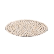 Pemberly Row Contemporary Jungle Wood Coffee Table in Gray Color