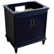 Pemberly Row 30 in. Single Wooden Vanity Blue Finish Cabinet Only