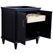 Pemberly Row 30 in. Single Wooden Vanity Blue Finish Cabinet Only