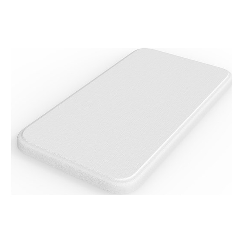 Pemberly Row Quick Dry Absorbent Diatomite Stone Soap Dish in White