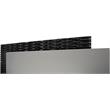 Pemberly Row Poplar Wood Eastern King Platform Bed in Black/Zebra Gray