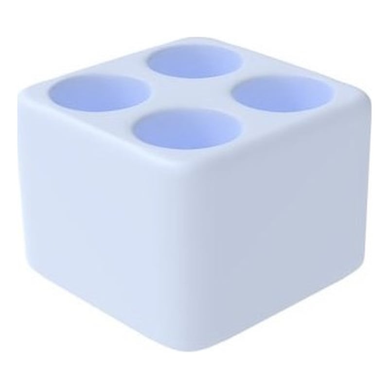 Pemberly Row Quick Dry Absorbent Diatomite Stone Toothbrush Holder in Blue