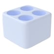 Pemberly Row Quick Dry Absorbent Diatomite Stone Toothbrush Holder in Blue