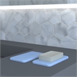 Pemberly Row Quick Dry Absorbent Diatomite Stone Soap Dish in Blue