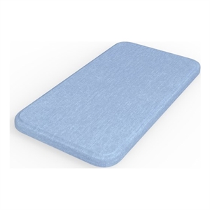 Pemberly Row Quick Dry Absorbent Diatomite Stone Soap Dish in Blue