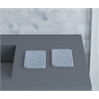 Pemberly Row Quick Dry Absorbent Diatomite Stone Soap Dish in Gray