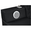 Pemberly Row Smart Multifunctional King Size Bed Made with Wood in Black