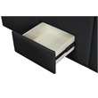 Pemberly Row Smart Multifunctional King Size Bed Made with Wood in Black