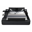 Pemberly Row Smart Multifunctional King Size Bed Made with Wood in Black