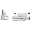 Pemberly Row 5-Piece Engineered Wood Cal King Bedroom Set in White