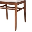 Pemberly Row Natural Seagrass and Acacia Wood 2-Piece Dining Chair Set