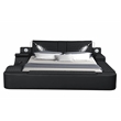 Pemberly Row Smart Multifunctional Queen Size Bed Made with Wood in Black