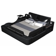 Pemberly Row Smart Multifunctional Queen Size Bed Made with Wood in Black